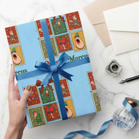 Christmas Marcus The Worm Meme Wrapping Paper Roll Funny Merry Marcus Gift - Wonder Print Shop