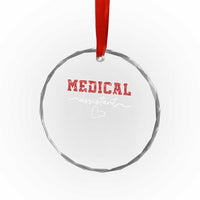 Christmas Medical Assistant Crystal Glass Ornament MA Nurse Gift - Wonder Print Shop