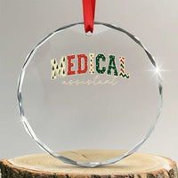 Christmas Medical Assistant Crystal Glass Ornament MA Nurse Grad Gift - Wonder Print Shop