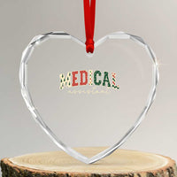 Christmas Medical Assistant Heart Crystal Glass Ornament MA Nurse Grad Gift - Wonder Print Shop