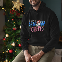 Christmas Hoodie I Am Snow Cute Snowman Winter Chilling - Wonder Print Shop