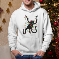 Christmas Funny Pussy-Cat Black Cat Lover Hoodie - Wonder Print Shop