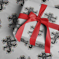 Christmas Movie Fried Pussy Cat Wrapping Paper Roll If That Thing Had 9 Lives She Just Spent Them All - Wonder Print Shop