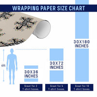 Christmas Movie Fried Pussy Cat Wrapping Paper Roll If That Thing Had 9 Lives She Just Spent Them All - Wonder Print Shop