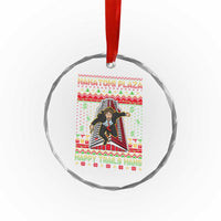 Christmas Nakatomi Plaza 1988 Crystal Glass Ornament Happy Trails Hans TS09