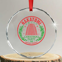 Christmas Nakatomi Plaza Crystal Glass Ornament Christmas Party 1988 Never Forget Xmas Mistletoe - Wonder Print Shop