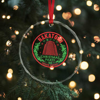 Christmas Nakatomi Plaza Crystal Glass Ornament Christmas Party 1988 Never Forget Xmas Mistletoe - Wonder Print Shop
