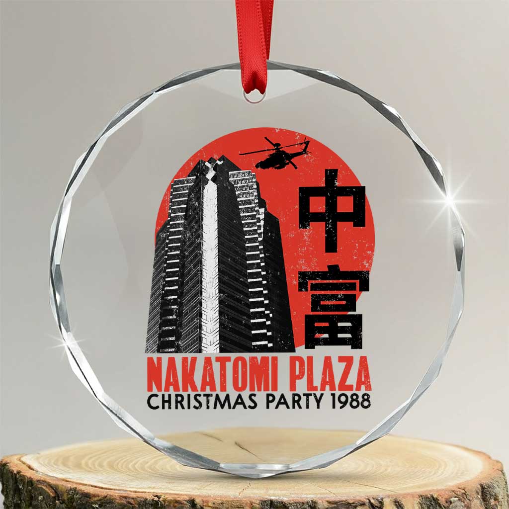 Christmas Nakatomi Plaza Crystal Glass Ornament Christmas Party 1988 Vintage Japanese Style - Wonder Print Shop
