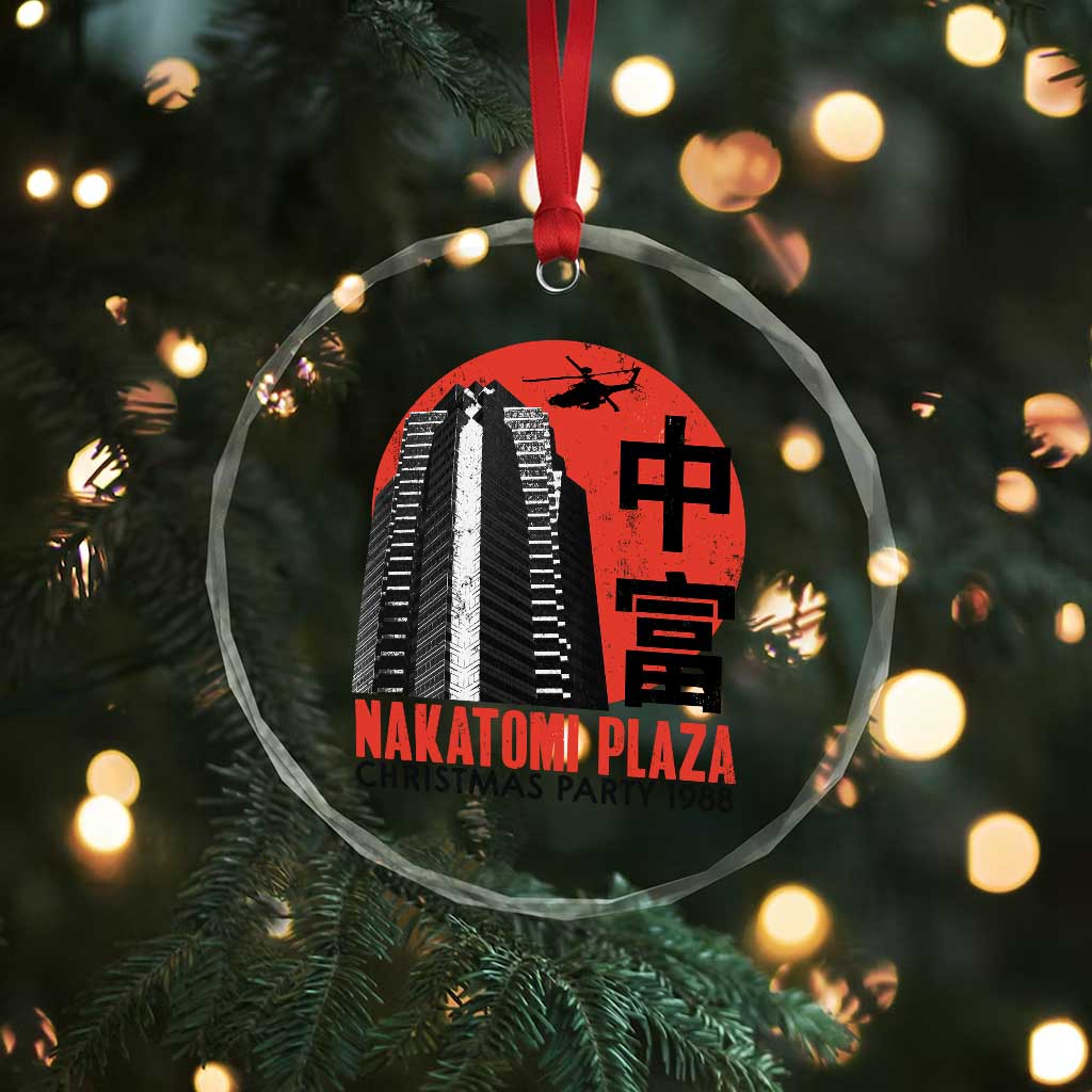 Christmas Nakatomi Plaza Crystal Glass Ornament Christmas Party 1988 Vintage Japanese Style - Wonder Print Shop