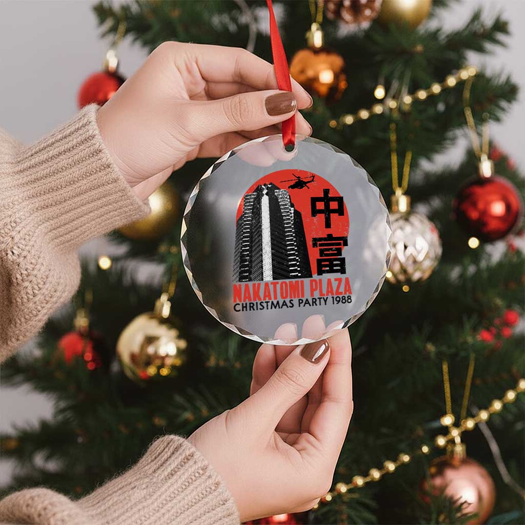 Christmas Nakatomi Plaza Crystal Glass Ornament Christmas Party 1988 Vintage Japanese Style - Wonder Print Shop