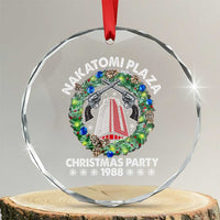 Christmas Nakatomi Plaza Crystal Glass Ornament Christmas Party 1988 Xmas Wreath - Wonder Print Shop