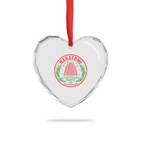 Christmas Nakatomi Plaza Heart Crystal Glass Ornament Christmas Party 1988 Never Forget Xmas Mistletoe - Wonder Print Shop