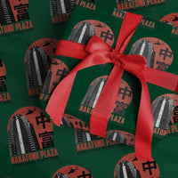 Christmas Nakatomi Plaza Wrapping Paper Roll Christmas Party 1988 Vintage Japanese Style - Wonder Print Shop