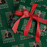 Christmas Pass The Gabagool Wrapping Paper Roll Retro TV Show Funny Ugly Xmas - Wonder Print Shop