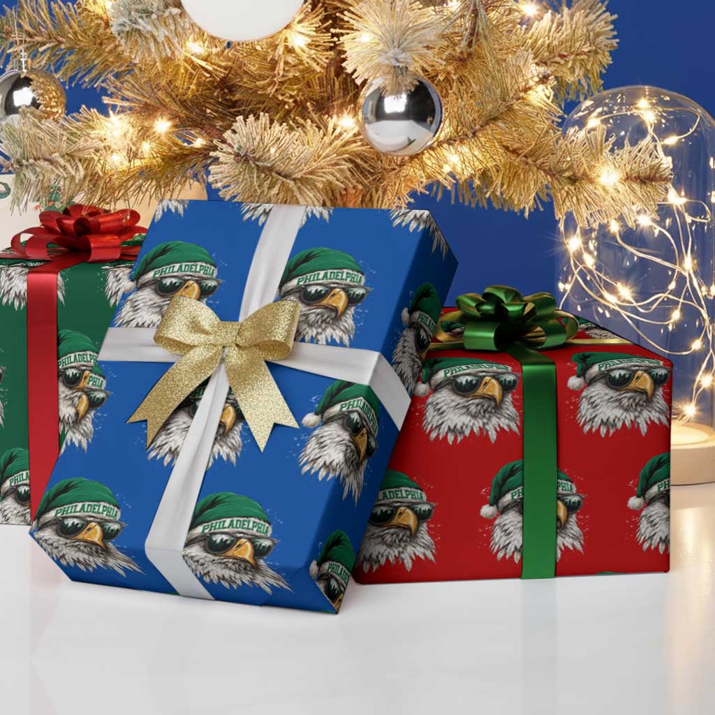 Christmas Philadelphia Fan Wrapping Paper Roll Funny Santa Eagles Sport Philly Fan - Wonder Print Shop