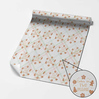 Christmas Pregnant Wrapping Paper Roll Cookies For Two Please Pregnancy Announcement - Wonder Print Shop