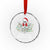 Christmas Skeleton Crystal Glass Ornament It's Fine I'm Fine Everything Is Fine Xmas Light Funny TS02