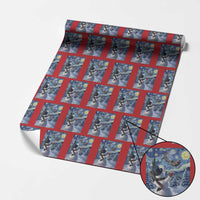 Christmas Snowman Starry Night Wrapping Paper Roll - Wonder Print Shop
