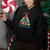 Tropical Island Hawaii Flowers Christmas Tree Mele Kalikimaka Hoodie - Wonder Print Shop