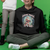 Christmas Sport Hoodie Baseball Player Santa Smashing Through The Snow - Wonder Print Shop