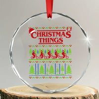 Christmas Things Crystal Glass Ornament Vintage Movie TV Series Retro - Wonder Print Shop