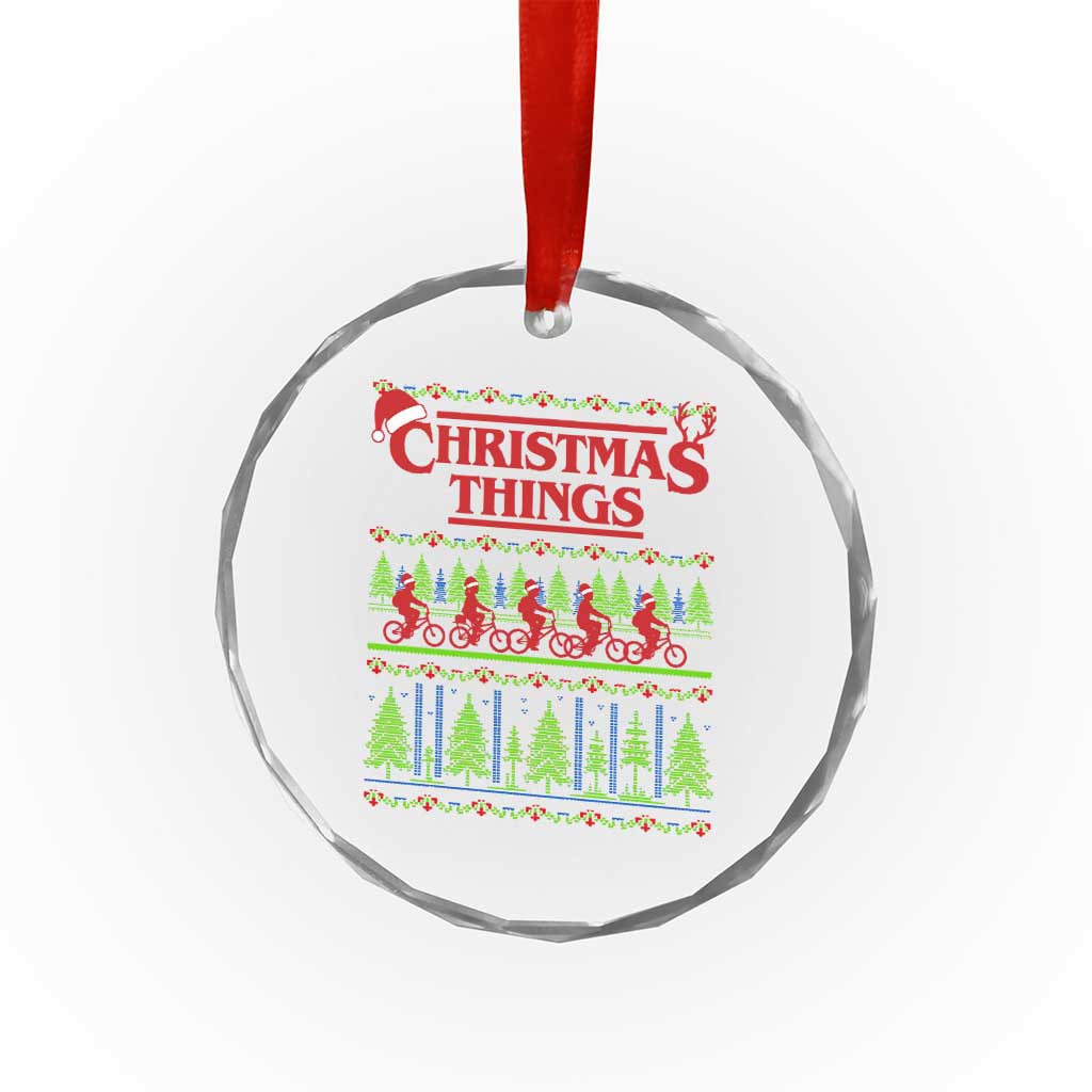 Christmas Things Crystal Glass Ornament Vintage Movie TV Series Retro - Wonder Print Shop