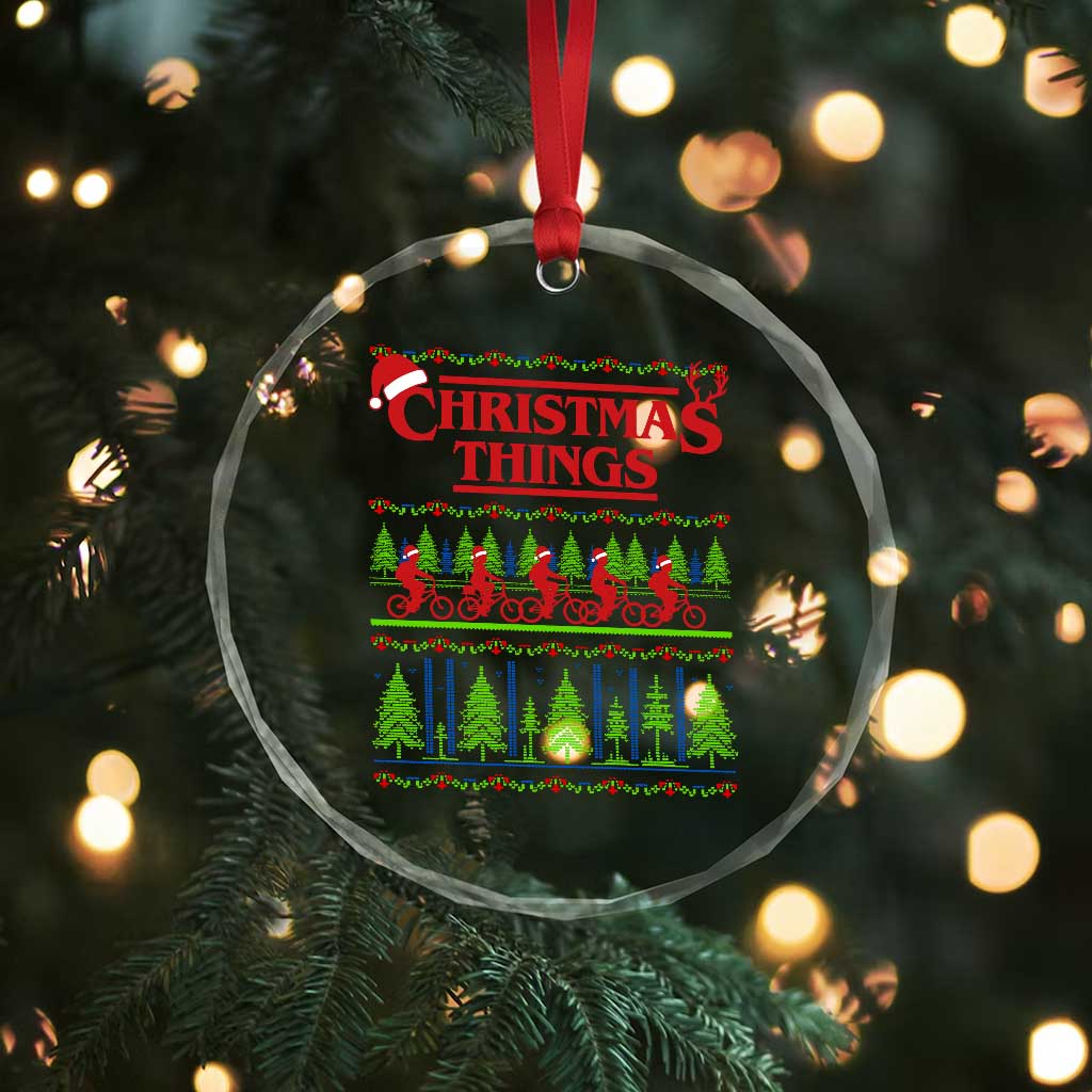 Christmas Things Crystal Glass Ornament Vintage Movie TV Series Retro - Wonder Print Shop