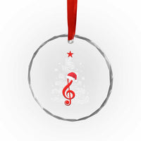 Christmas Tree Music Crystal Glass Ornament Musician Music Lover Gift - Wonder Print Shop