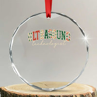 Christmas Ultrasound Technologist Crystal Glass Ornament Sonographer Sonography Student  Gift - Wonder Print Shop