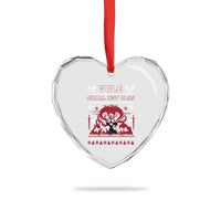 Christmas Yule Shall Not Pass Heart Crystal Glass Ornament Fantasy Movie Ugly Xmas - Wonder Print Shop