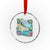 Ciao Bella Italy Amalfi Coast Crystal Glass Ornament Lemons and Florals Nostalgic Village - Wonder Print Shop