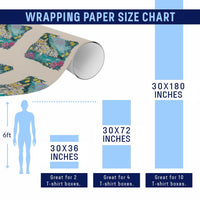 Ciao Bella Italy Amalfi Coast Wrapping Paper Roll Lemons and Florals Nostalgic Village - Wonder Print Shop