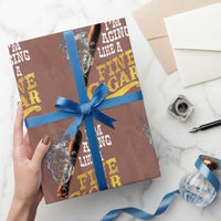Cigar Lovers Wrapping Paper Roll I Am Aging Like A Fine Cigar