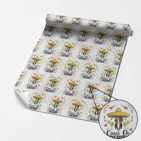 Cinco De Derby Funny Horse Racing Fiesta Wrapping Paper Roll Mexican Sombrero and Margarita Horse Lover