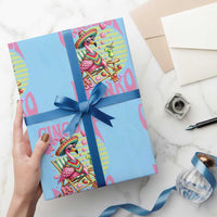 Cinco De Drinko Margarita Wrapping Paper Roll Funny Flamingo Fiesta