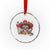 Cinco De Mayo Christmas Crystal Glass Ornament Mexican Sugar Skull Sombrero Tequila Party - Wonder Print Shop