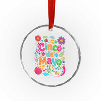 Cinco de Mayo Crystal Glass Ornament Funny Mexican Fiesta
