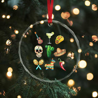 Cinco De Mayo Crystal Glass Ornament Mexican Fiesta Party Celebration