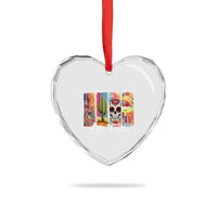 Cinco De Mayo Lets Fiest Heart Crystal Glass Ornament Funny Mexican Party Gift