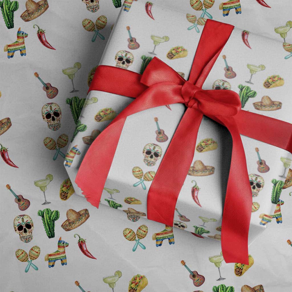 Cinco De Mayo Wrapping Paper Roll Mexican Fiesta Party Celebration
