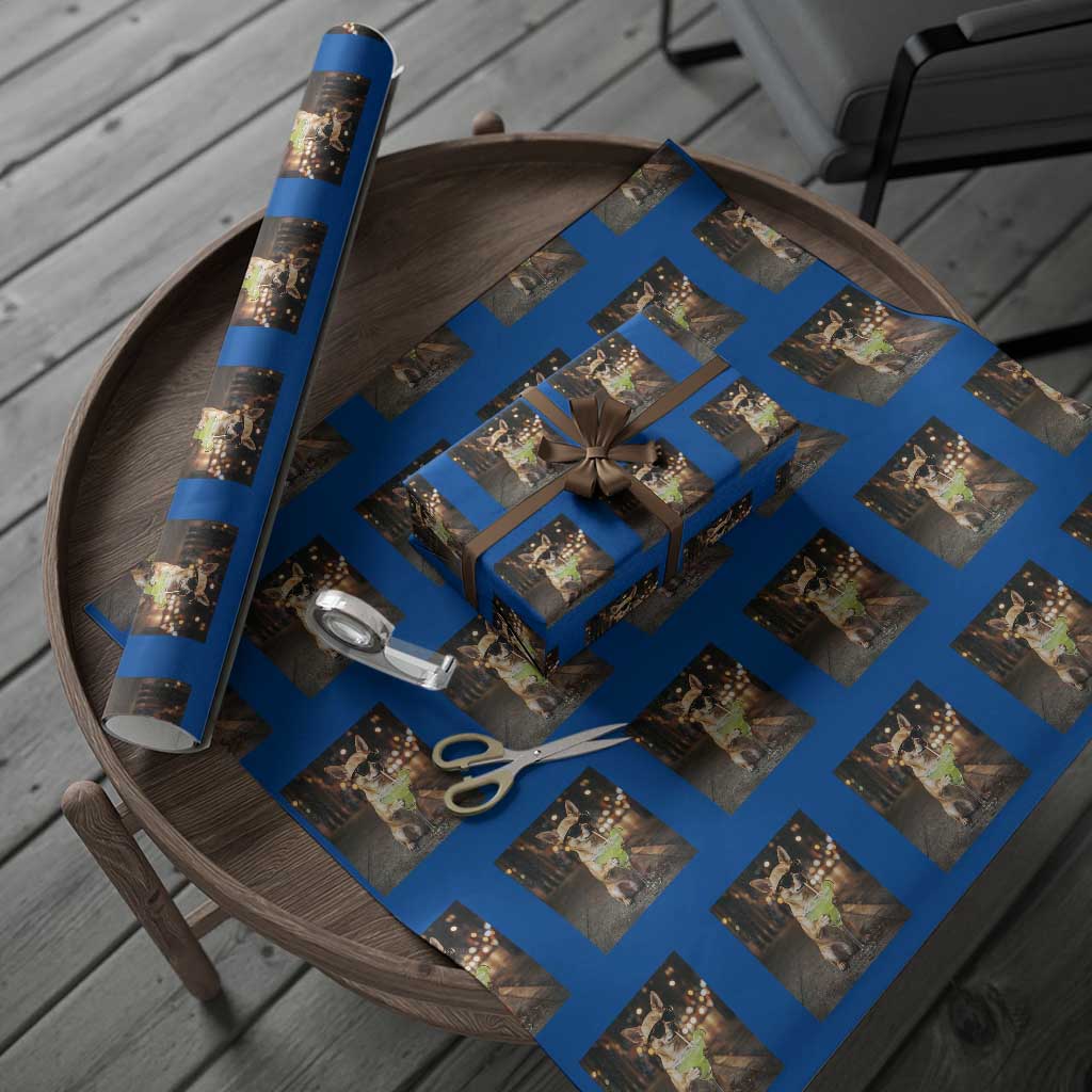Cinco de Mayo Margarita Wrapping Paper Roll Funny Chihuahua Drinking Cocktail Mexican Fiesta Gift