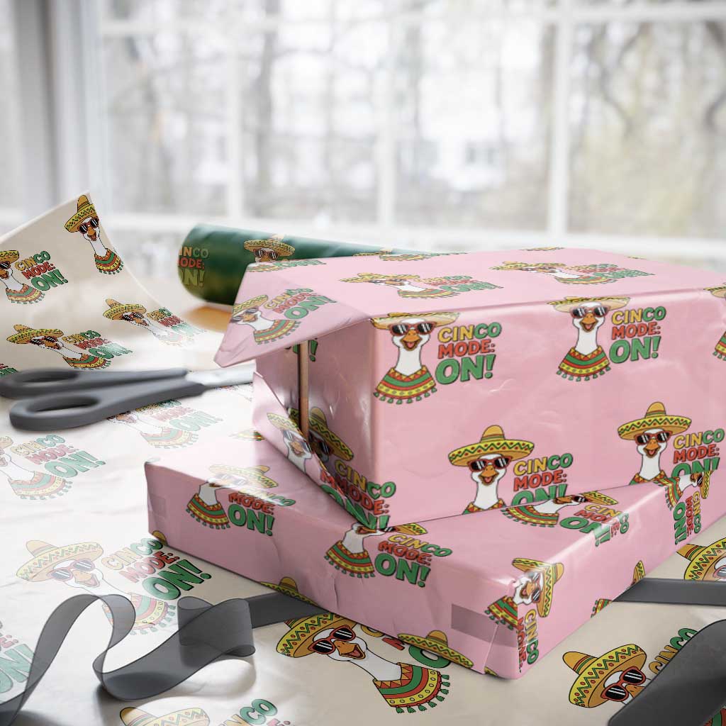 Cinco Mode On Wrapping Paper Roll Silly Goose Cinco De Mayo Fiesta