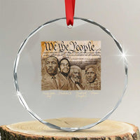 Civil Right Leaders Crystal Glass Ornament Martin Luther King Malcolm X Frederick Douglass Obama Black History Month