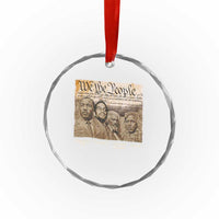 Civil Right Leaders Crystal Glass Ornament Martin Luther King Malcolm X Frederick Douglass Obama Black History Month