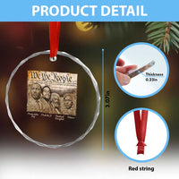 Civil Right Leaders Crystal Glass Ornament Martin Luther King Malcolm X Frederick Douglass Obama Black History Month