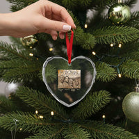 Civil Right Leaders Heart Crystal Glass Ornament Martin Luther King Malcolm X Frederick Douglass Obama Black History Month