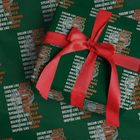 Civil Right Leaders Inspiration Wrapping Paper Roll Dream Like Martin Black History African American