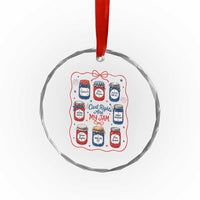 Civil Rights Are My Jam Crystal Glass Ornament Liberal Values 4th Of July Equal Rights Feminist LGBT Ally