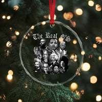Civil Rights Legends Crystal Glass Ornament The Real G’s Juneteenth Black History Month - Wonder Print Shop