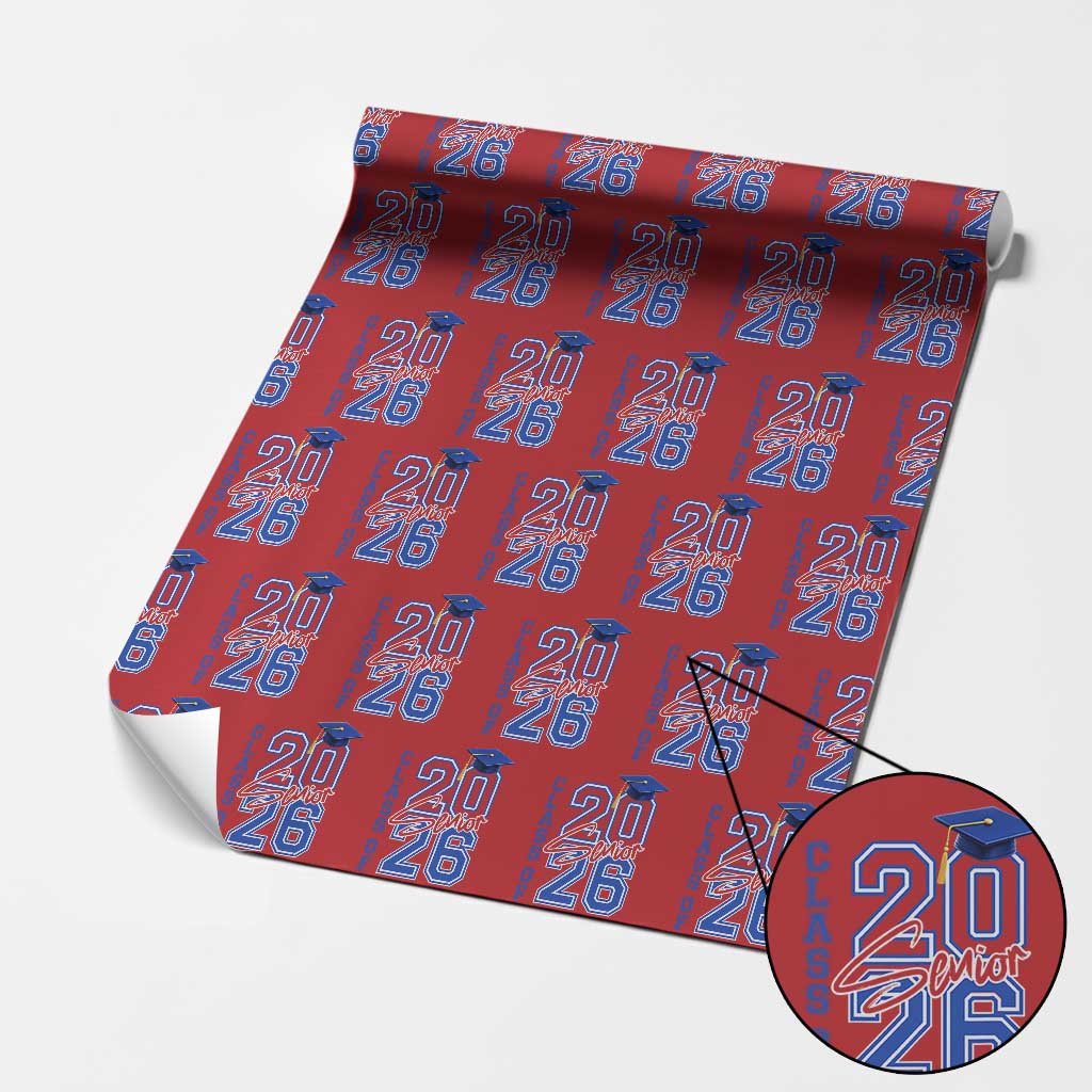 Class of 2026 Senior Wrapping Paper Roll School Graduation 26